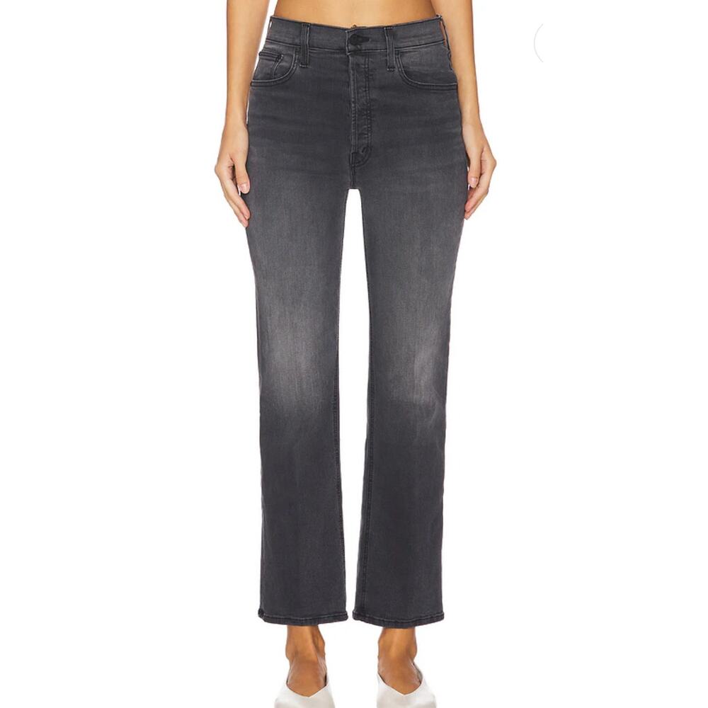 Mother The Tripper Not Guilty Women's Jeans Size 28 Black Button Fly 1566Q-180
